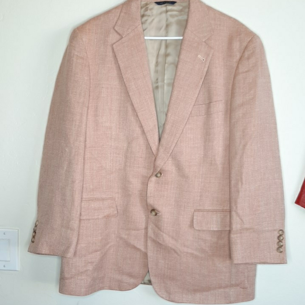 Brooks Brothers 1818 Madison pink Sport Coat 42R
